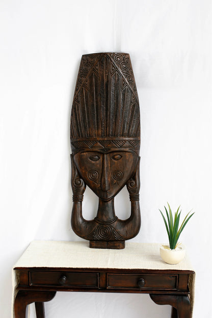 Balinese High Priestess Handcarved Mask