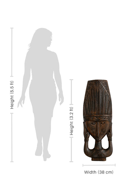 Balinese High Priestess Handcarved Mask