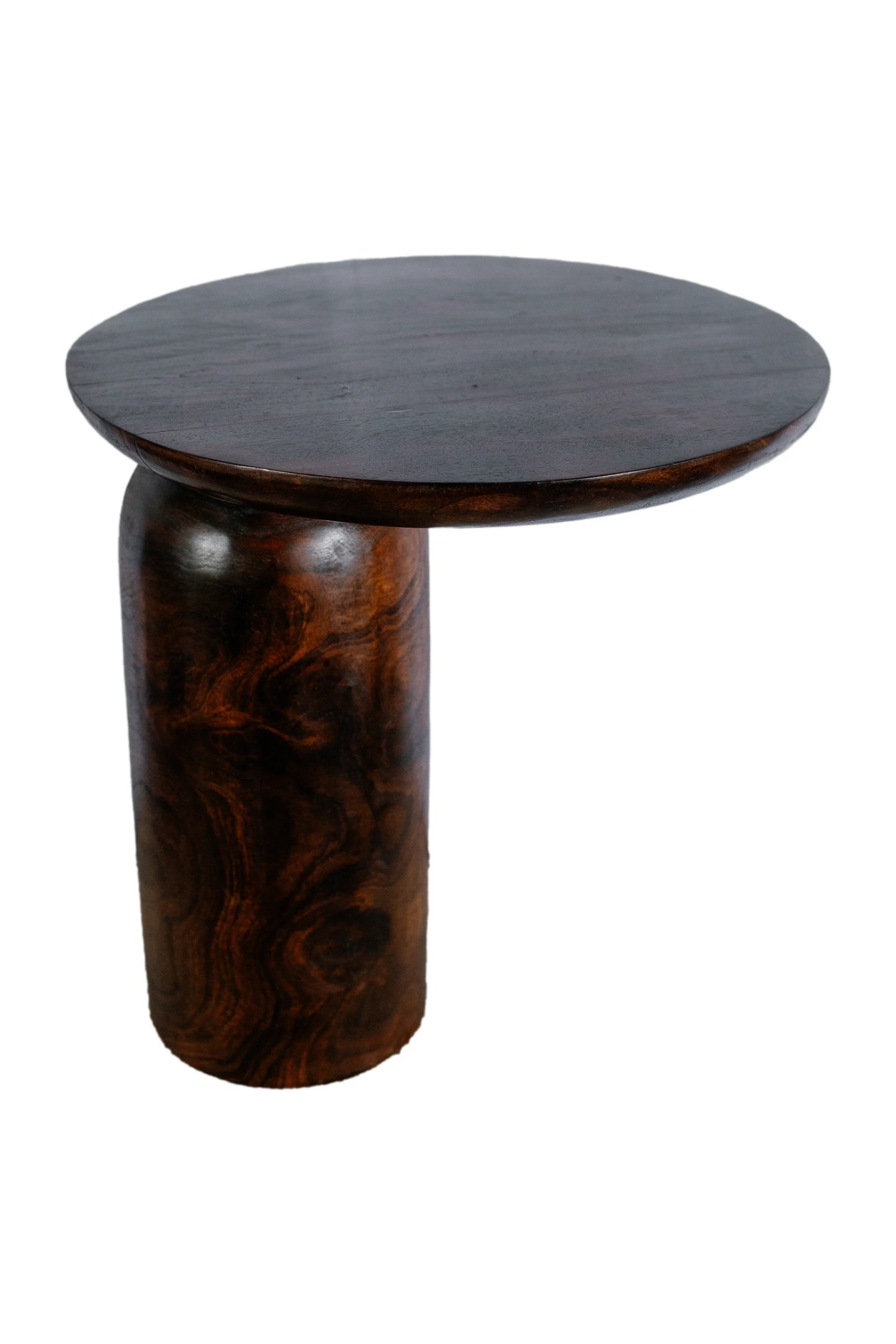 Contemporary Handmade Wooden Accent Table