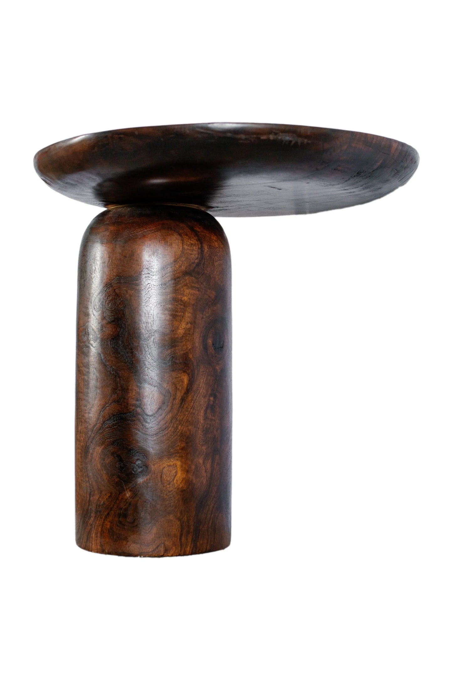 Contemporary Handmade Wooden Accent Table