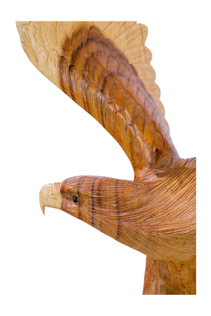 Intricate Handcarved Majestic Eagle Statue