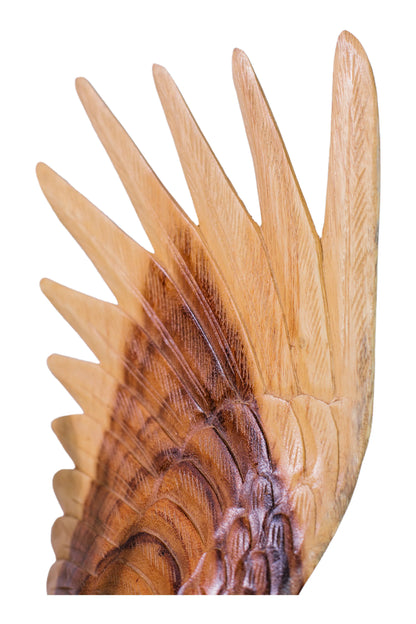 Intricate Handcarved Majestic Eagle Statue