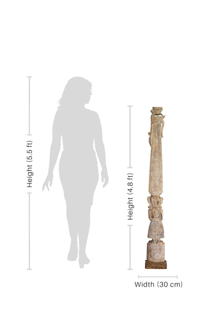 Sundanese High Priest & Priestess Statues (Set)