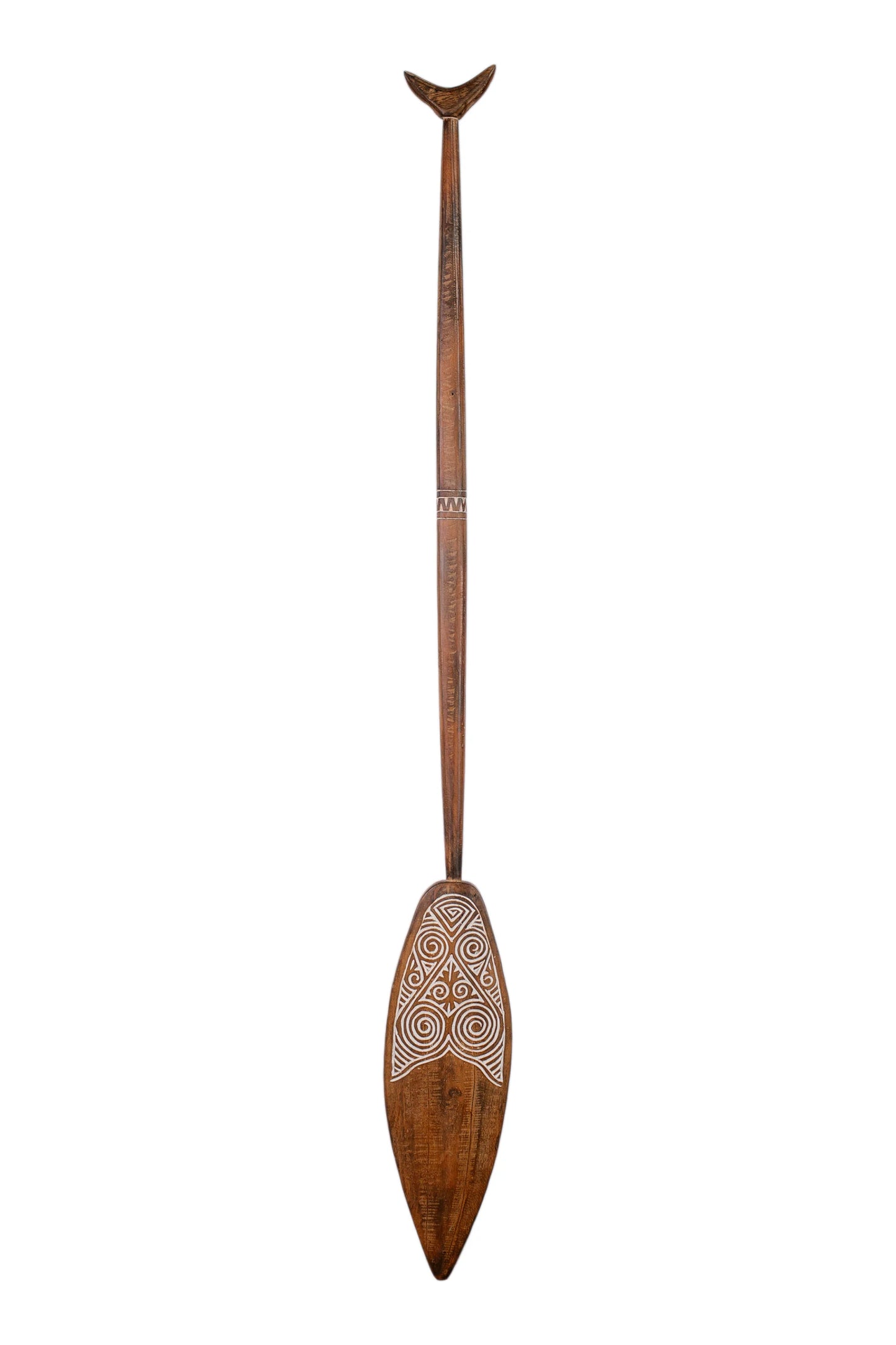 Timor Tribal Handcarved Wooden Oar - Style 1