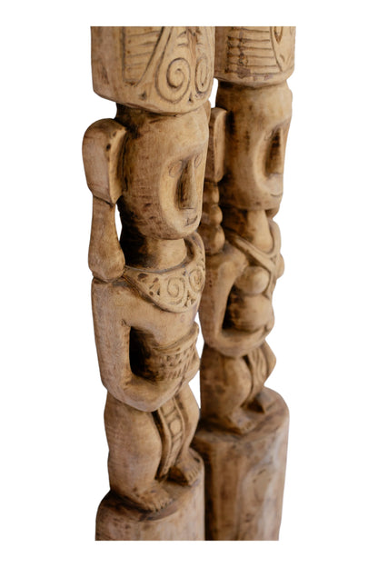 Timor Village Head Couple Statue