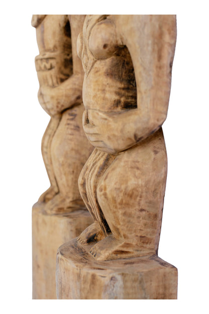 Timor Village Head Couple Statue