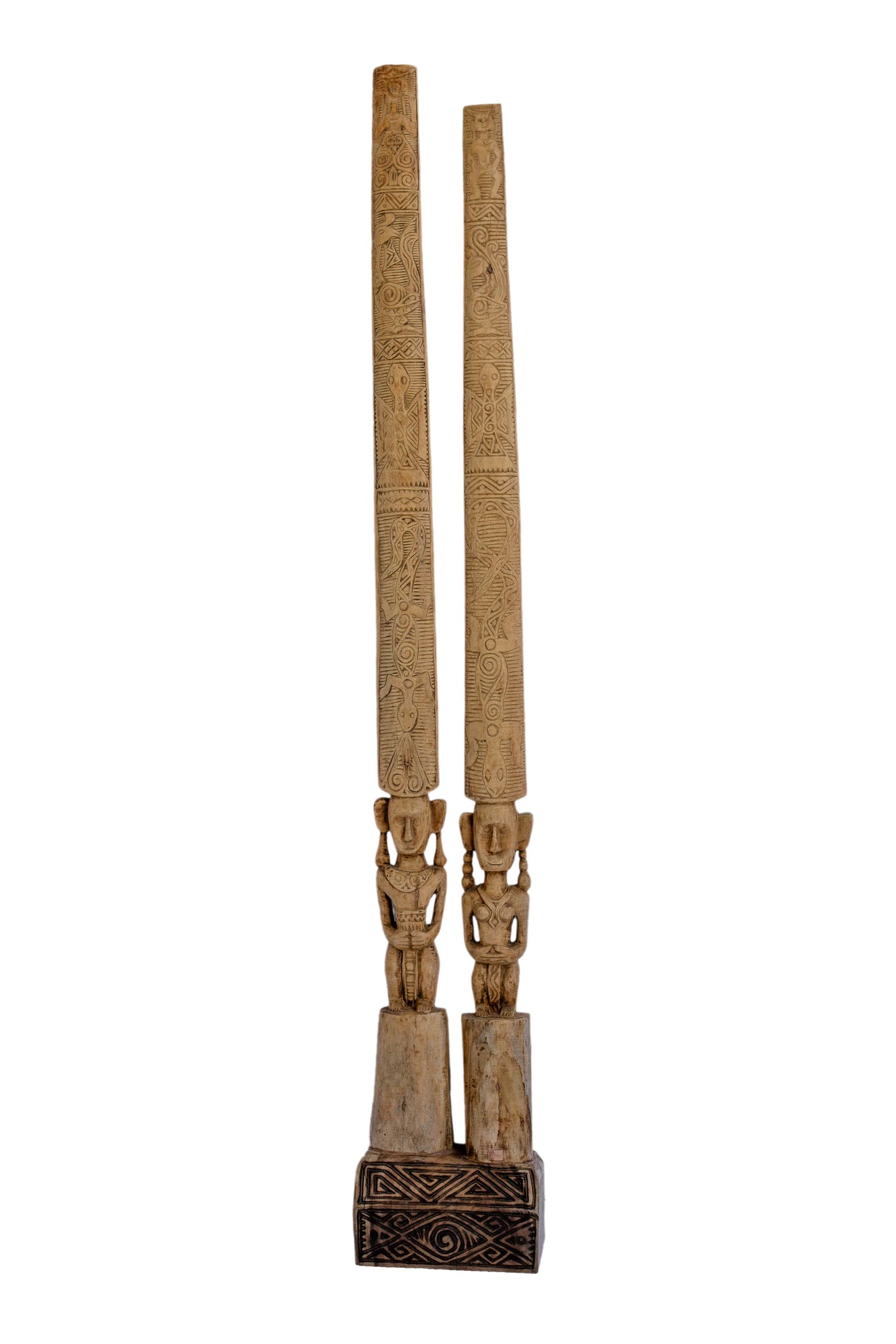 Timor Village Head Couple Statue