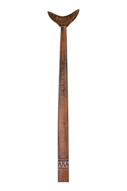 Timor Tribal Handcarved Wooden Oar - Style 1