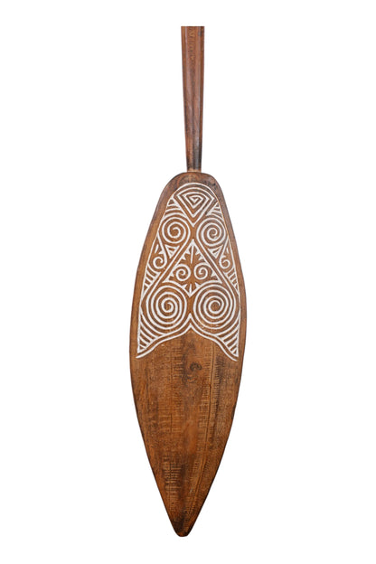 Timor Tribal Handcarved Wooden Oar - Style 1