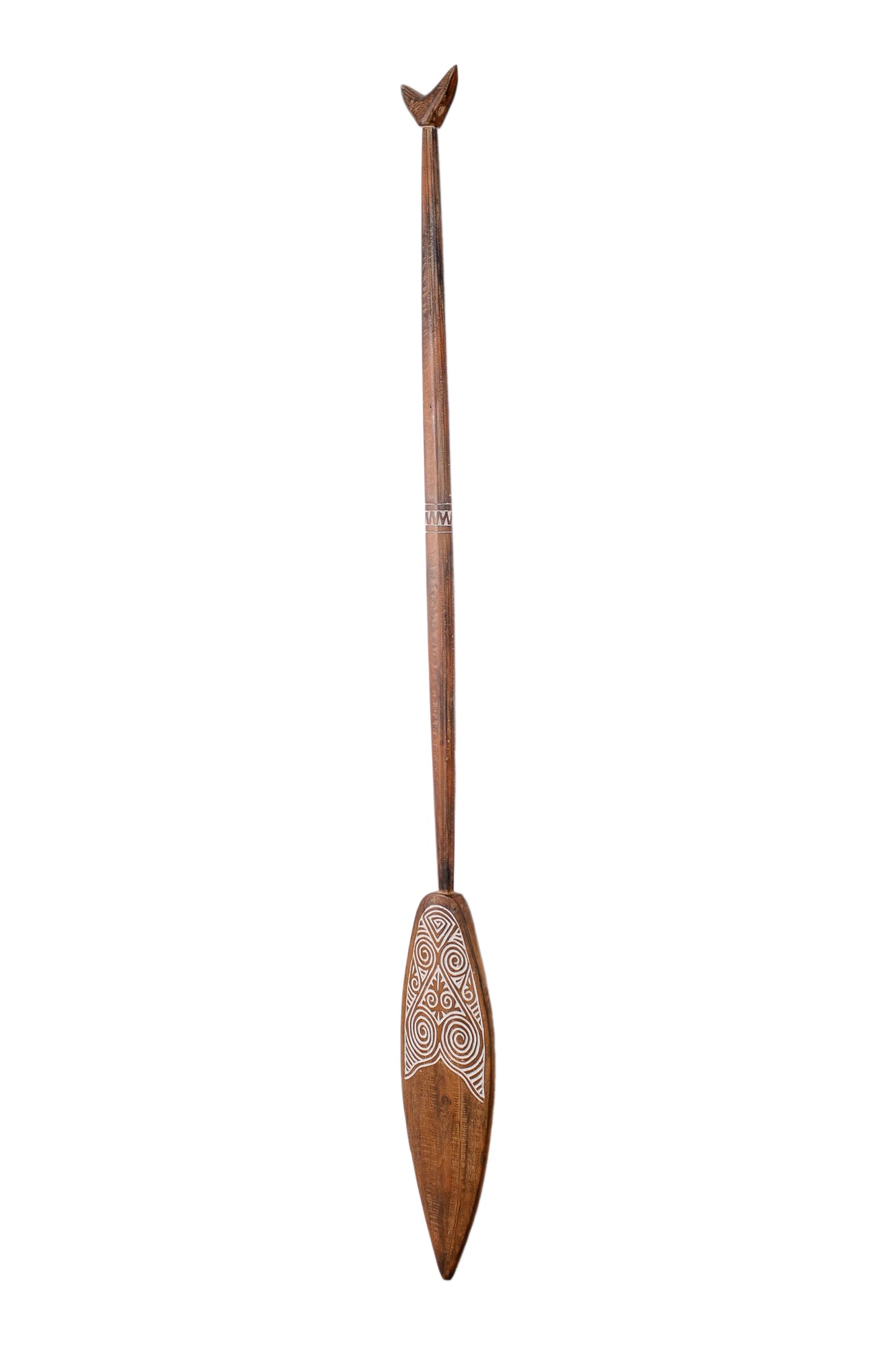 Timor Tribal Handcarved Wooden Oar - Style 1