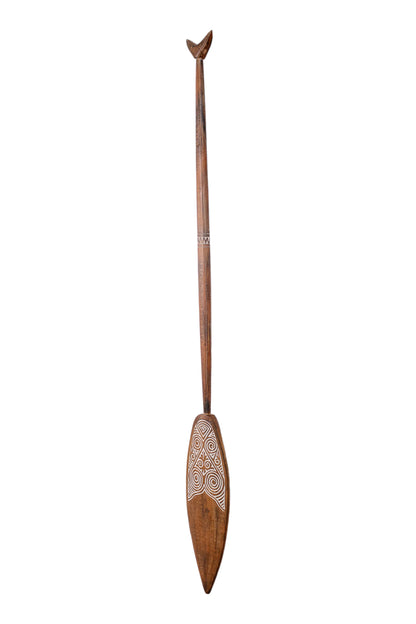 Timor Tribal Handcarved Wooden Oar - Style 1