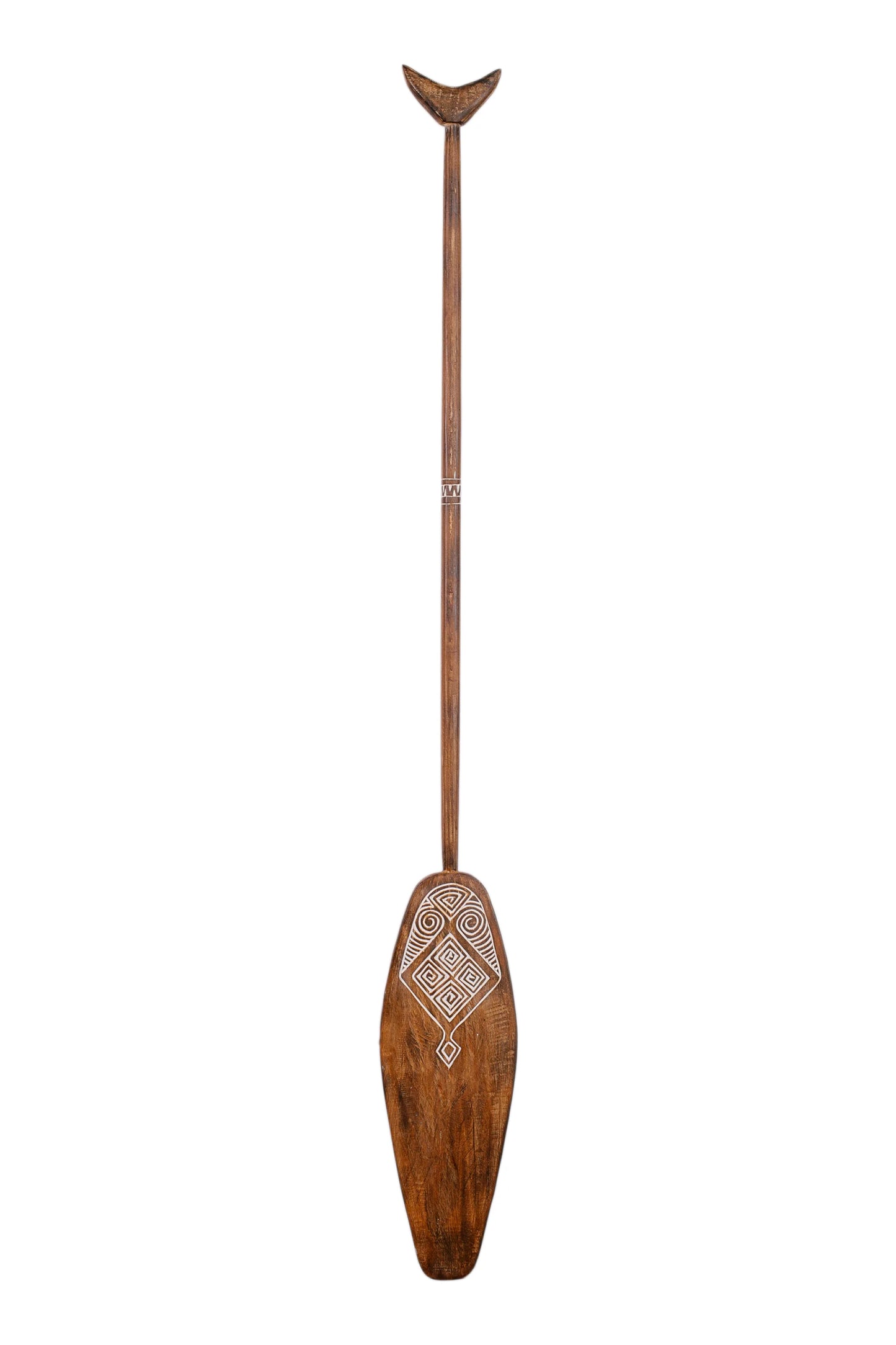 Timor Tribal Handcarved Wooden Oar - Style 2