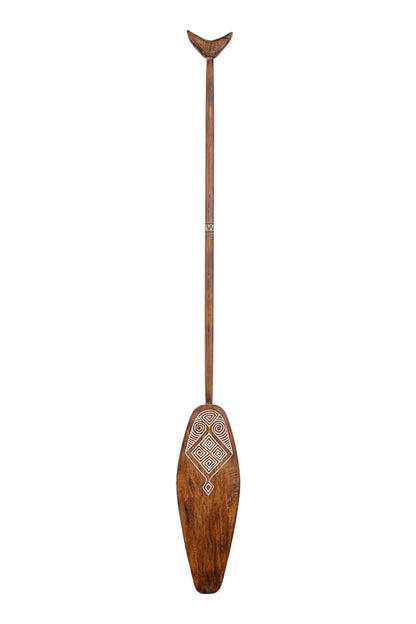 Timor Tribal Handcarved Wooden Oar - Style 2