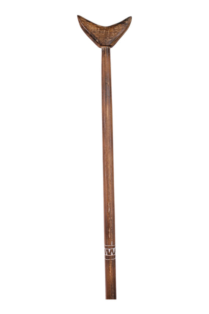 Timor Tribal Handcarved Wooden Oar - Style 2