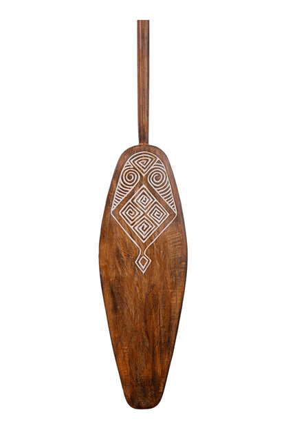 Timor Tribal Handcarved Wooden Oar - Style 2