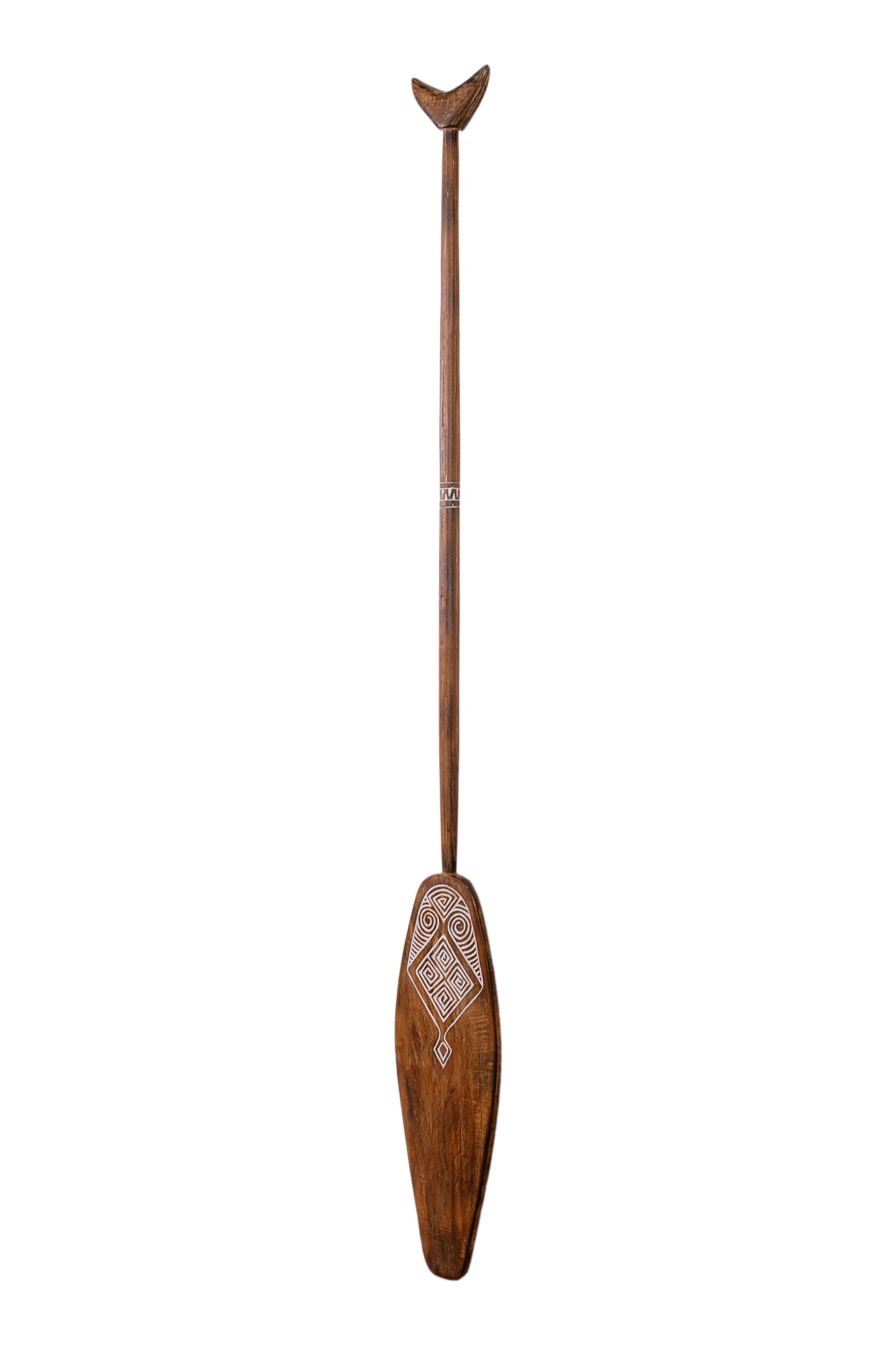 Timor Tribal Handcarved Wooden Oar - Style 2