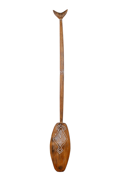Timor Tribal Handcarved Wooden Oar - Style 3