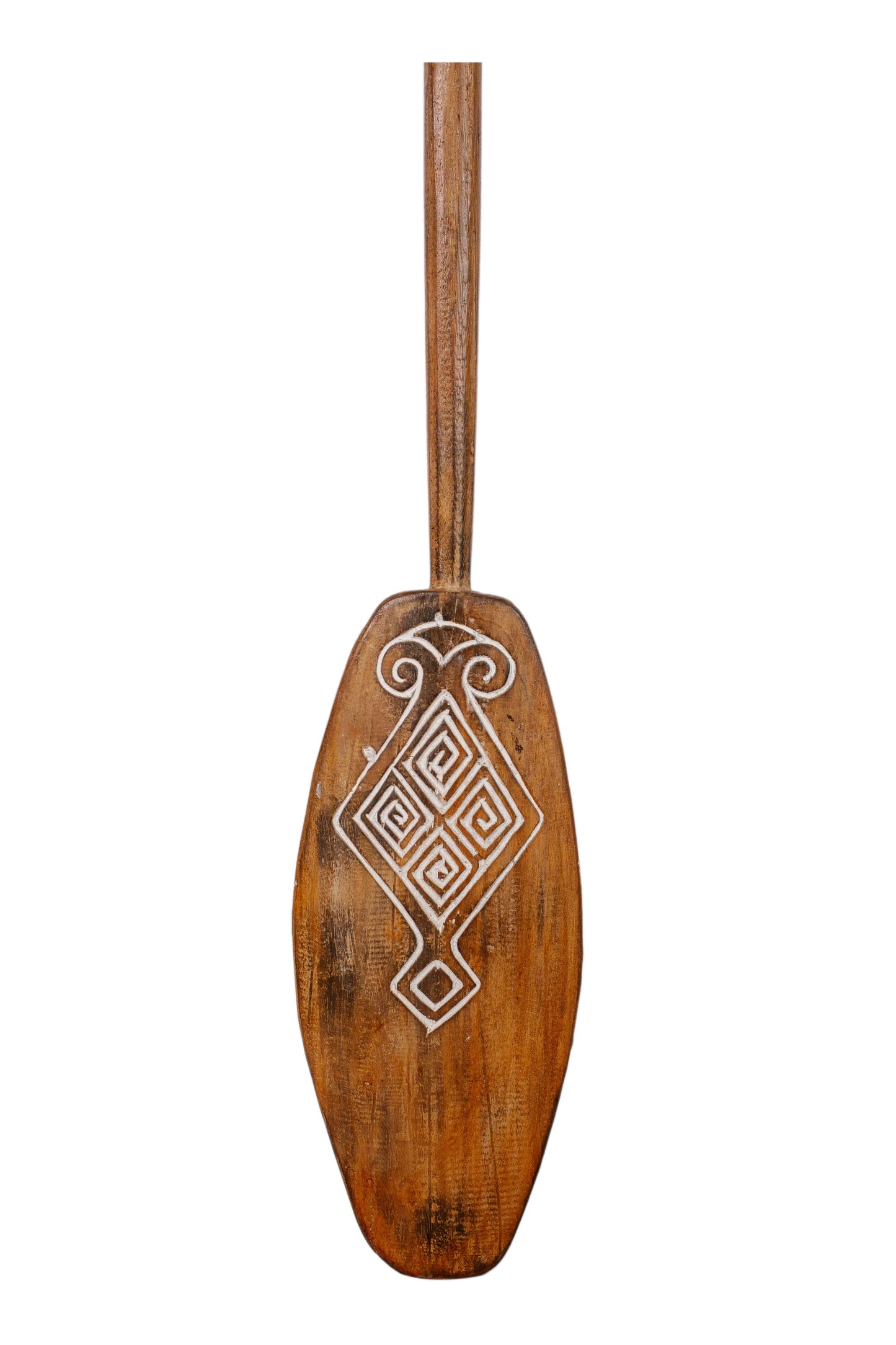 Timor Tribal Handcarved Wooden Oar - Style 3