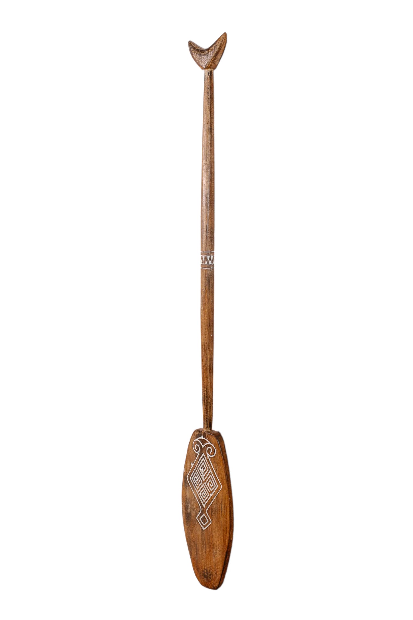Timor Tribal Handcarved Wooden Oar - Style 3