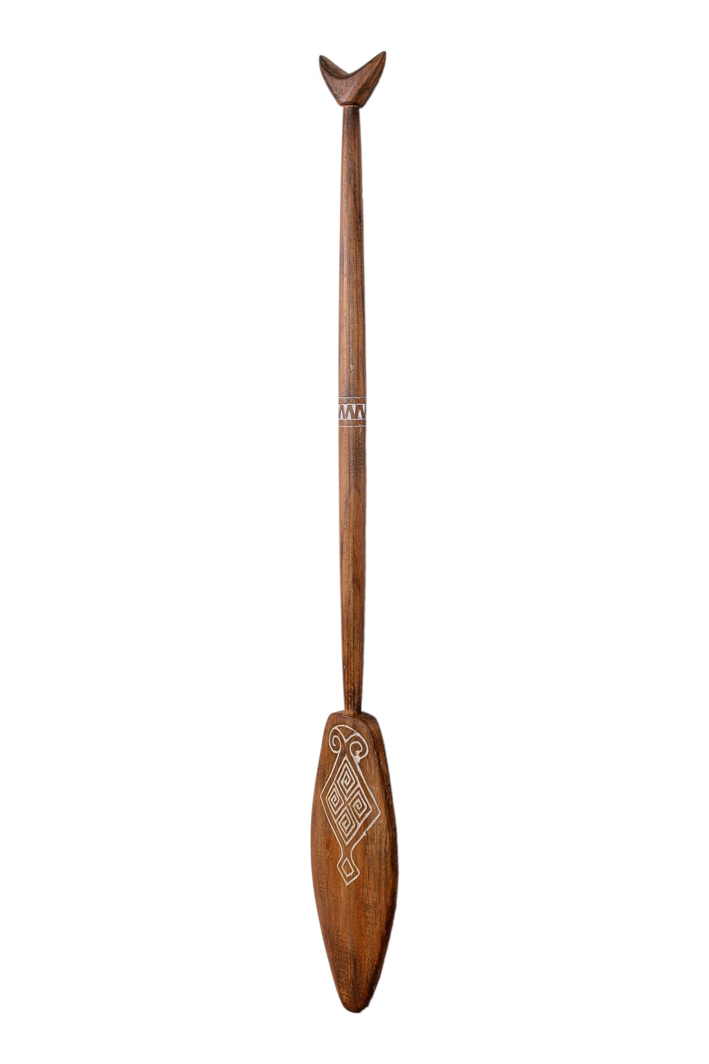 Timor Tribal Handcarved Wooden Oar - Style 4