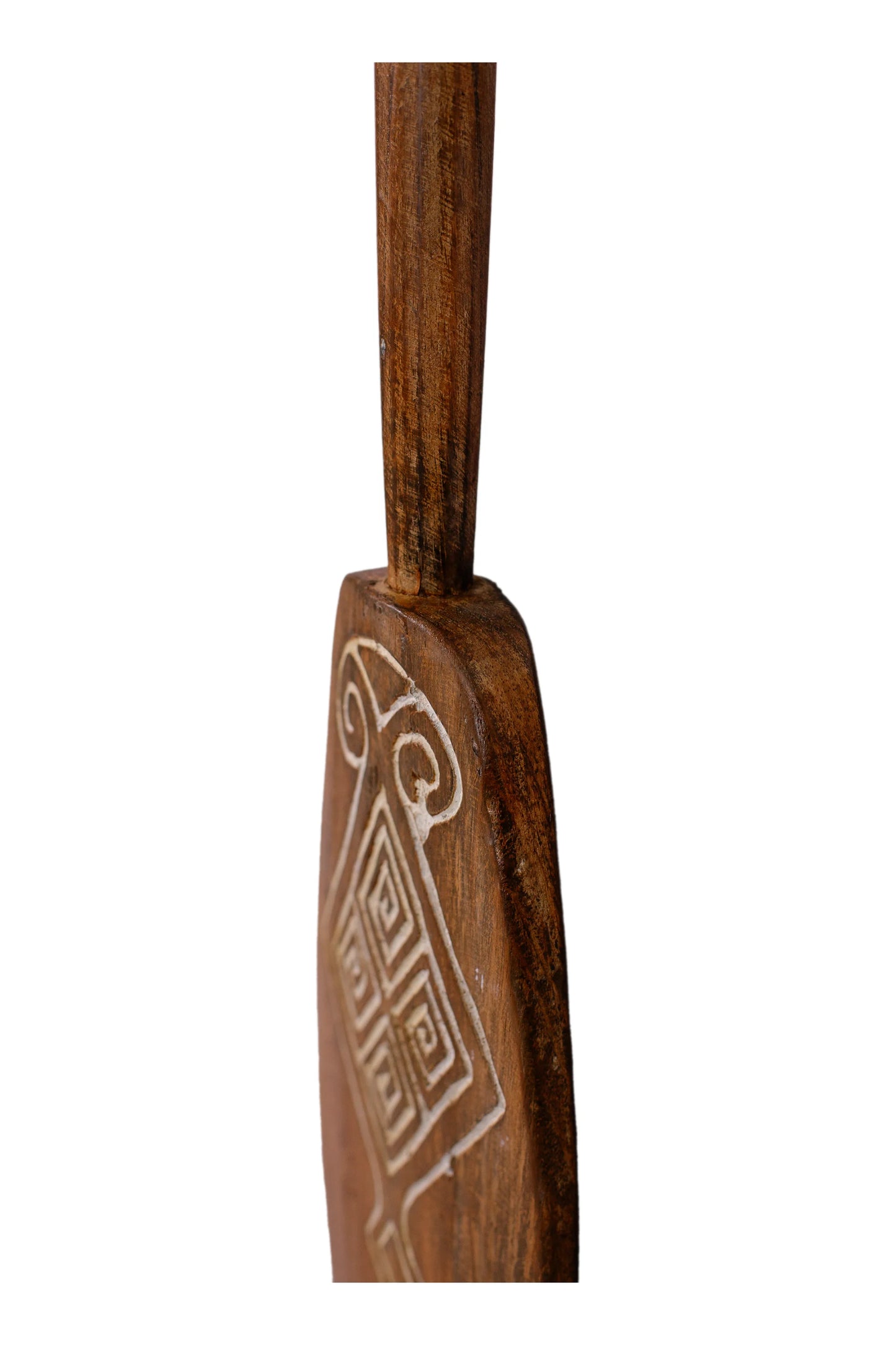Timor Tribal Handcarved Wooden Oar - Style 4