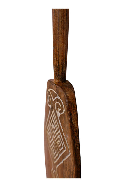 Timor Tribal Handcarved Wooden Oar - Style 4
