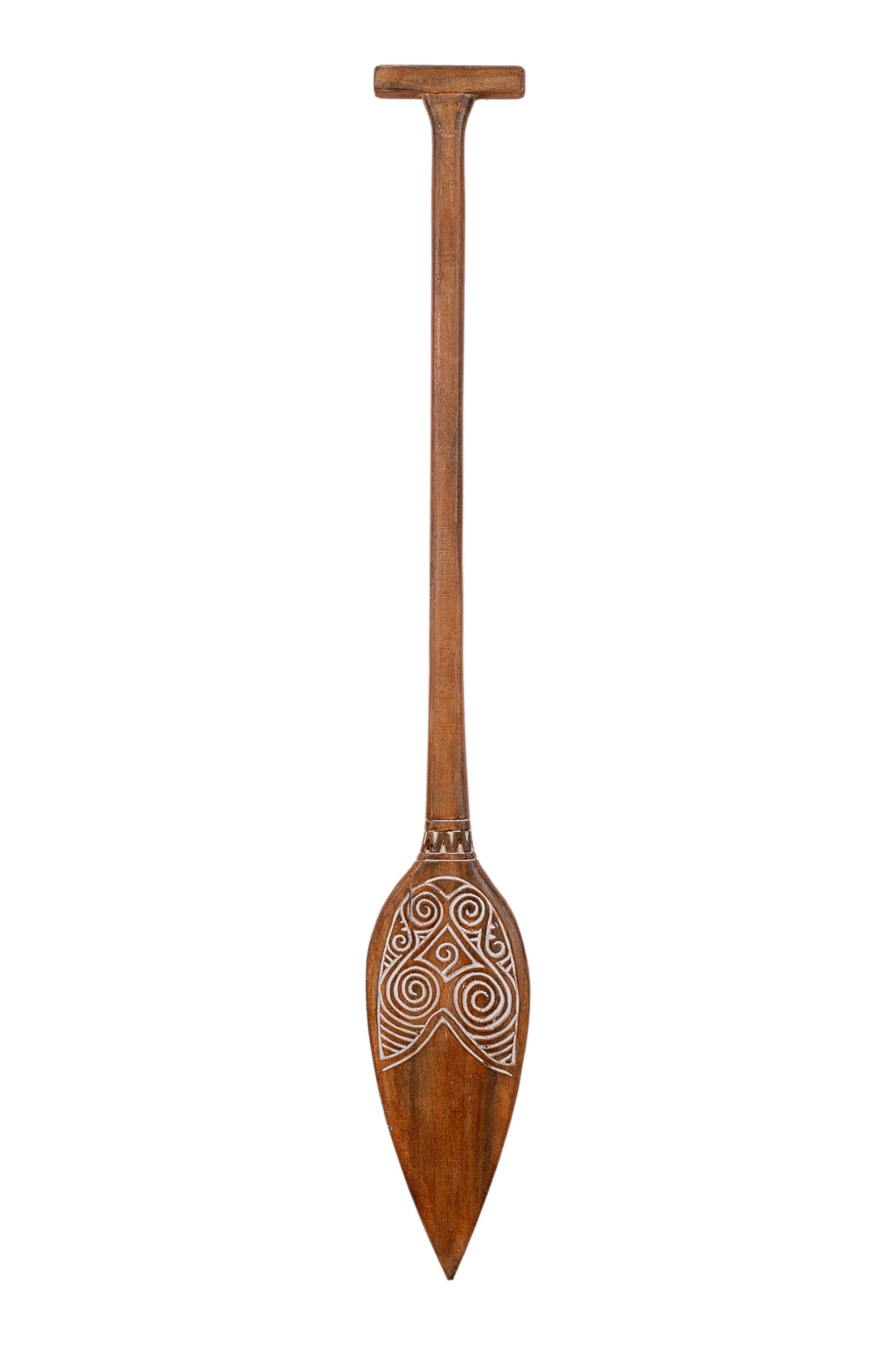 Timor Tribal Handcarved Wooden Oar - Style 5