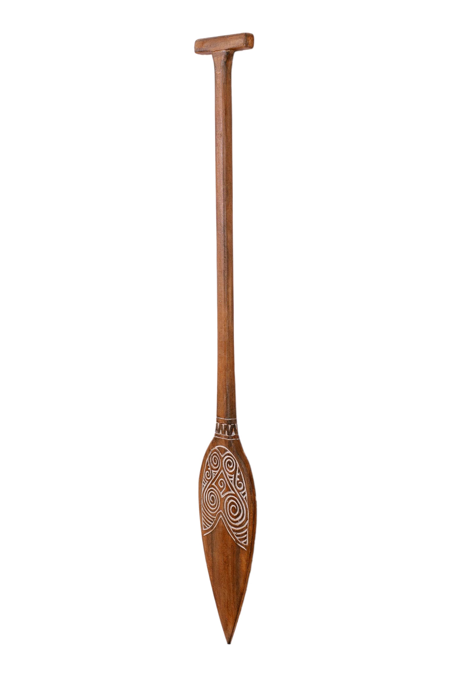 Timor Tribal Handcarved Wooden Oar - Style 5