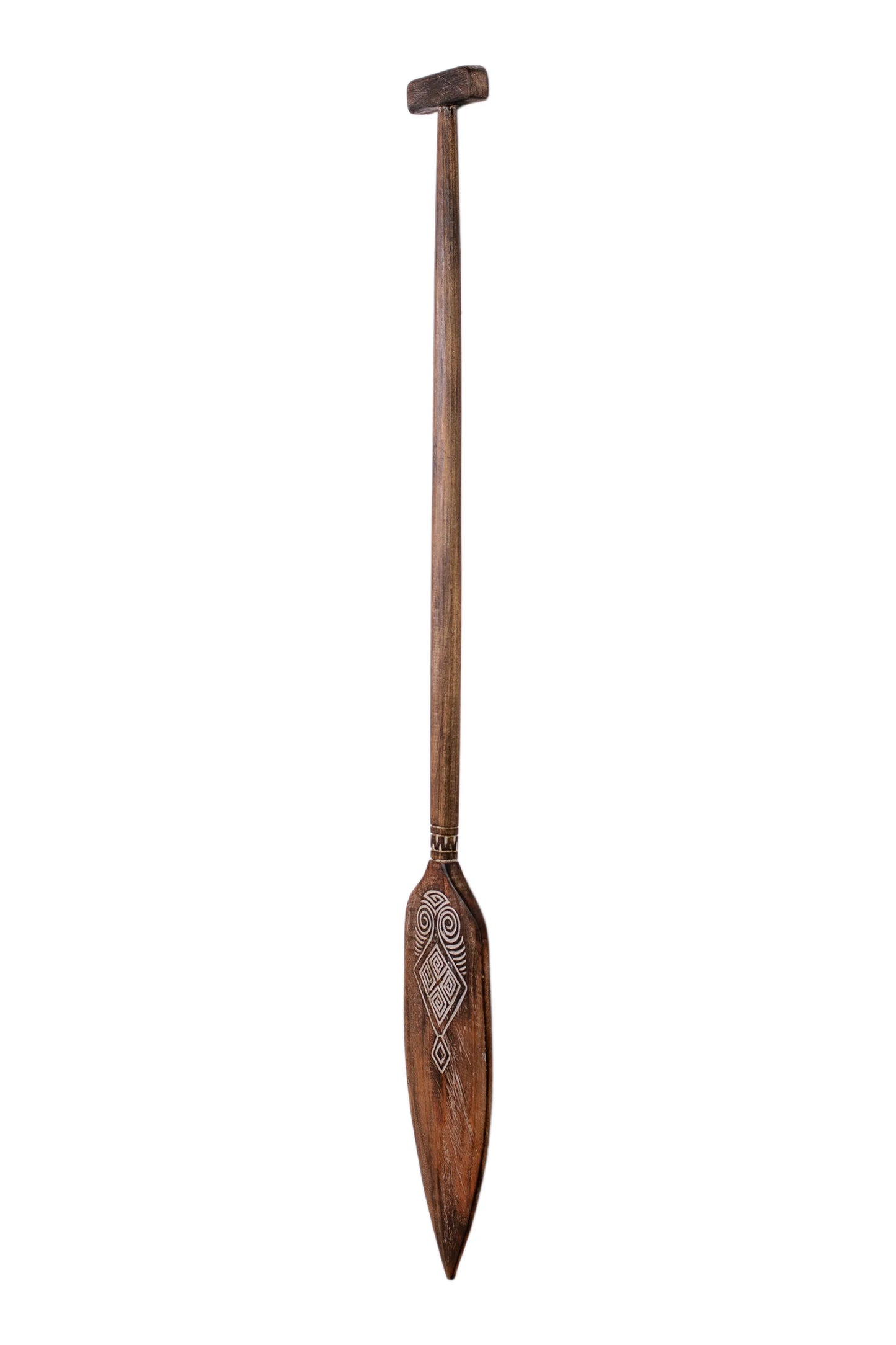 Timor Tribal Handcarved Wooden Oar - Style 6