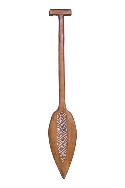 Timor Tribal Handcarved Wooden Oar - Style 7