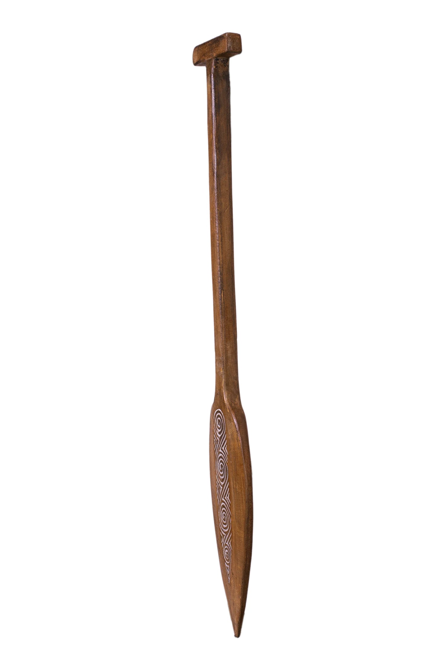 Timor Tribal Handcarved Wooden Oar - Style 7