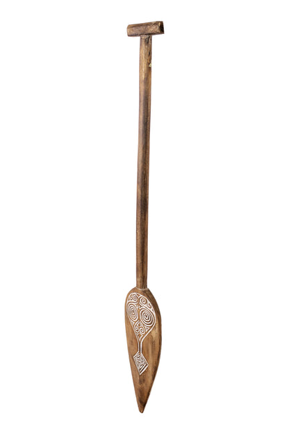 Timor Tribal Handcarved Wooden Oar - Style 9
