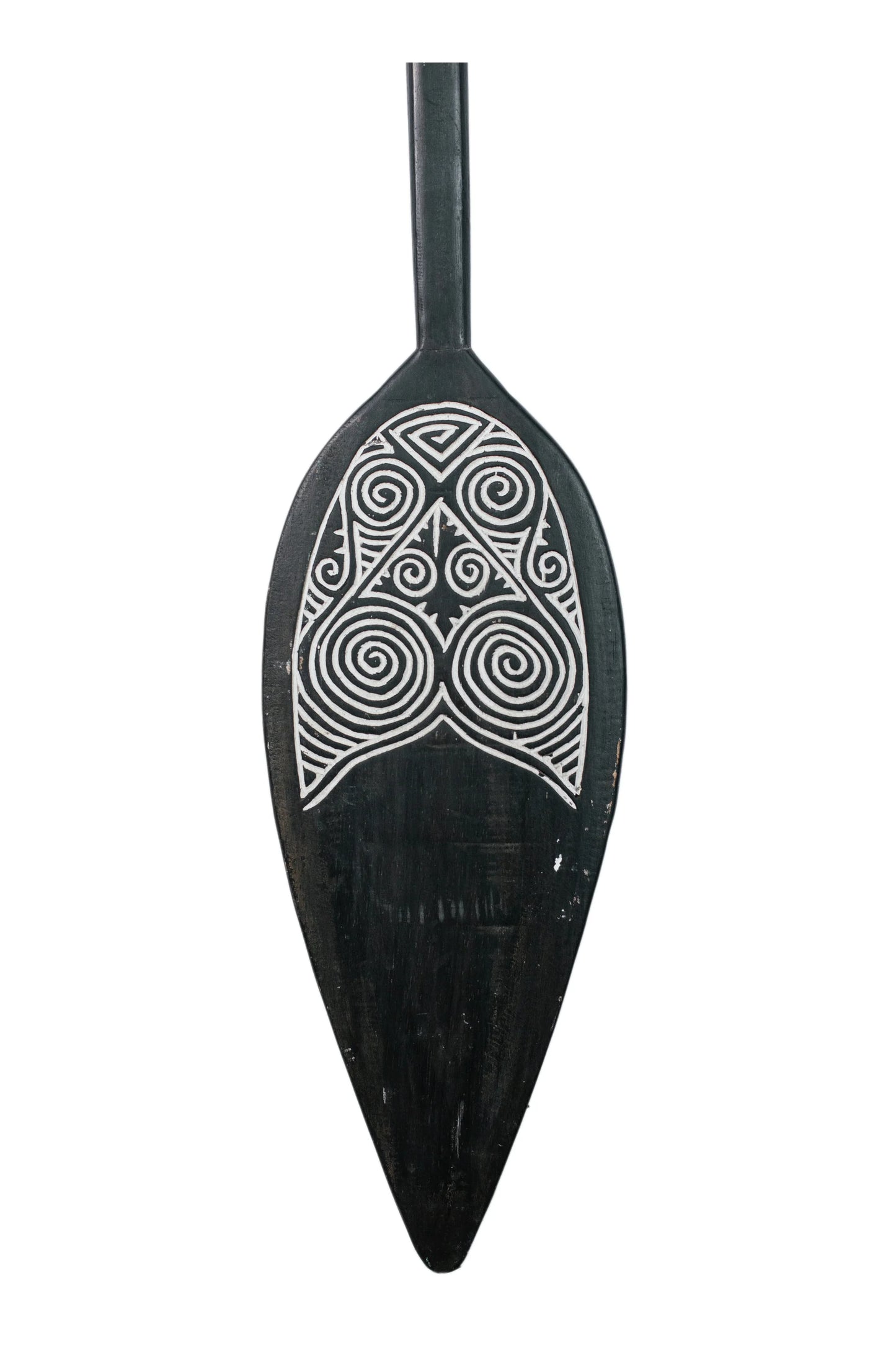 Timor Tribal Handcarved Wooden Oar - Style 10