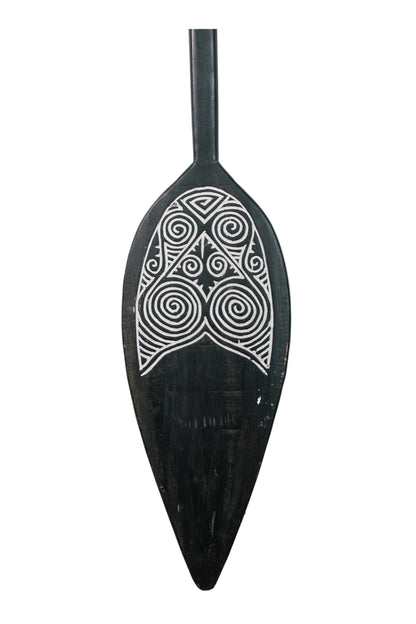 Timor Tribal Handcarved Wooden Oar - Style 10