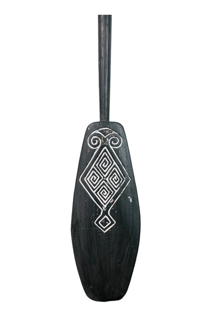 Timor Tribal Handcarved Wooden Oar - Style 11