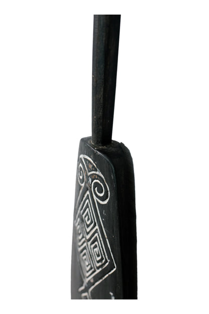 Timor Tribal Handcarved Wooden Oar - Style 11