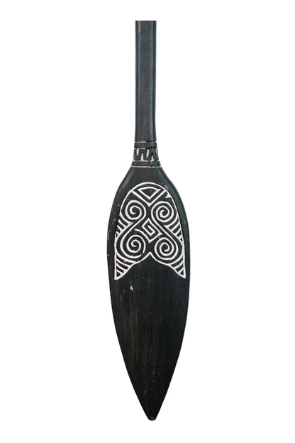 Timor Tribal Handcarved Wooden Oar - Style 12