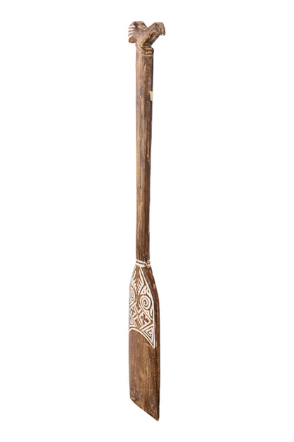 Timor Tribal Handcarved Wooden Oar - Style 13