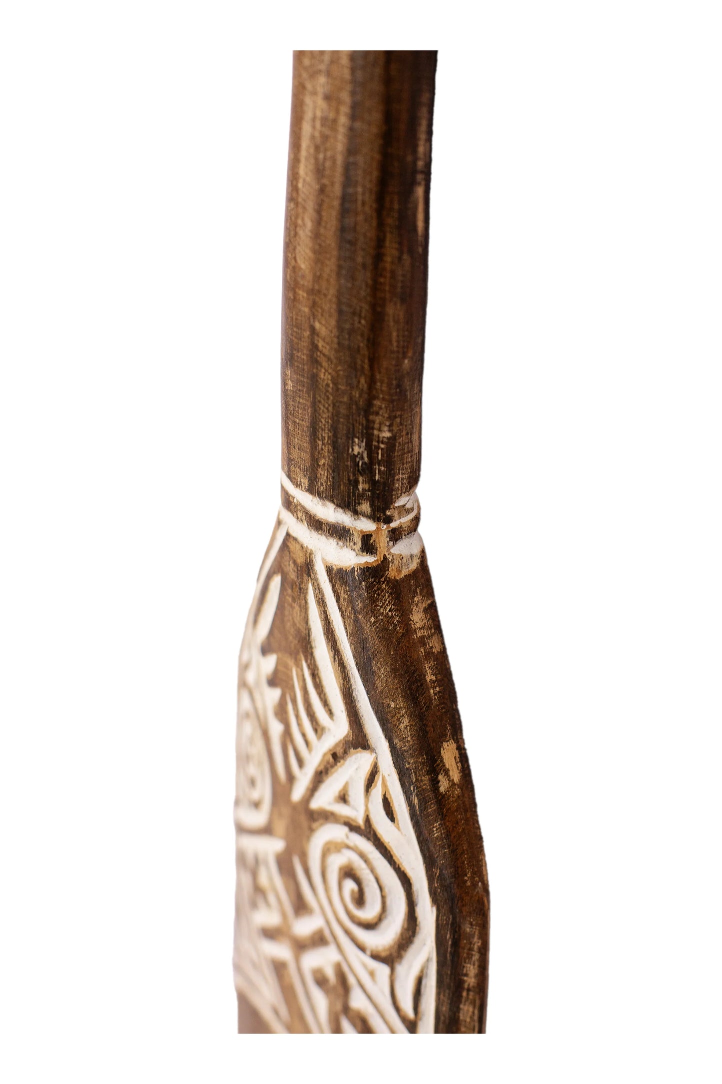 Timor Tribal Handcarved Wooden Oar - Style 13