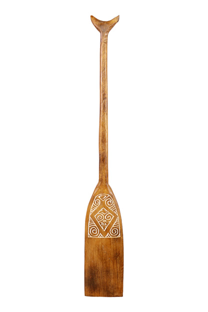 Timor Tribal Handcarved Wooden Oar - Style 14