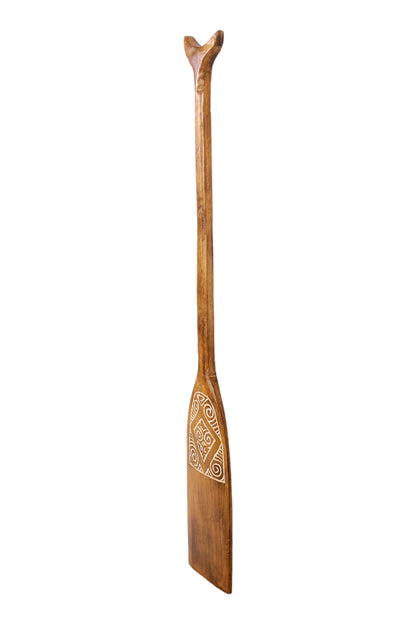 Timor Tribal Handcarved Wooden Oar - Style 14