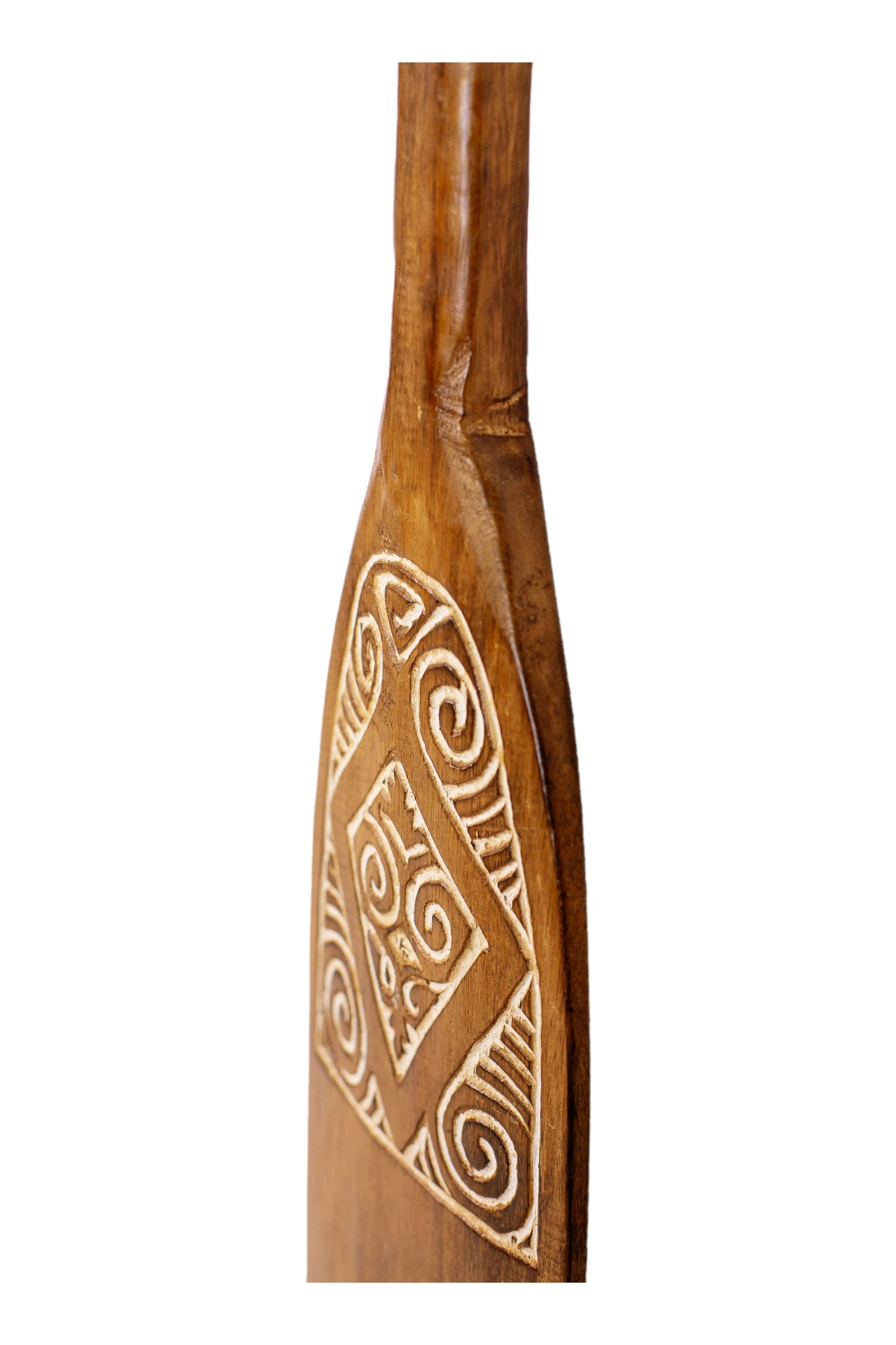 Timor Tribal Handcarved Wooden Oar - Style 14