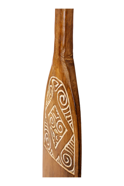 Timor Tribal Handcarved Wooden Oar - Style 14