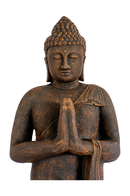 Standing Buddha - Antique Bronze