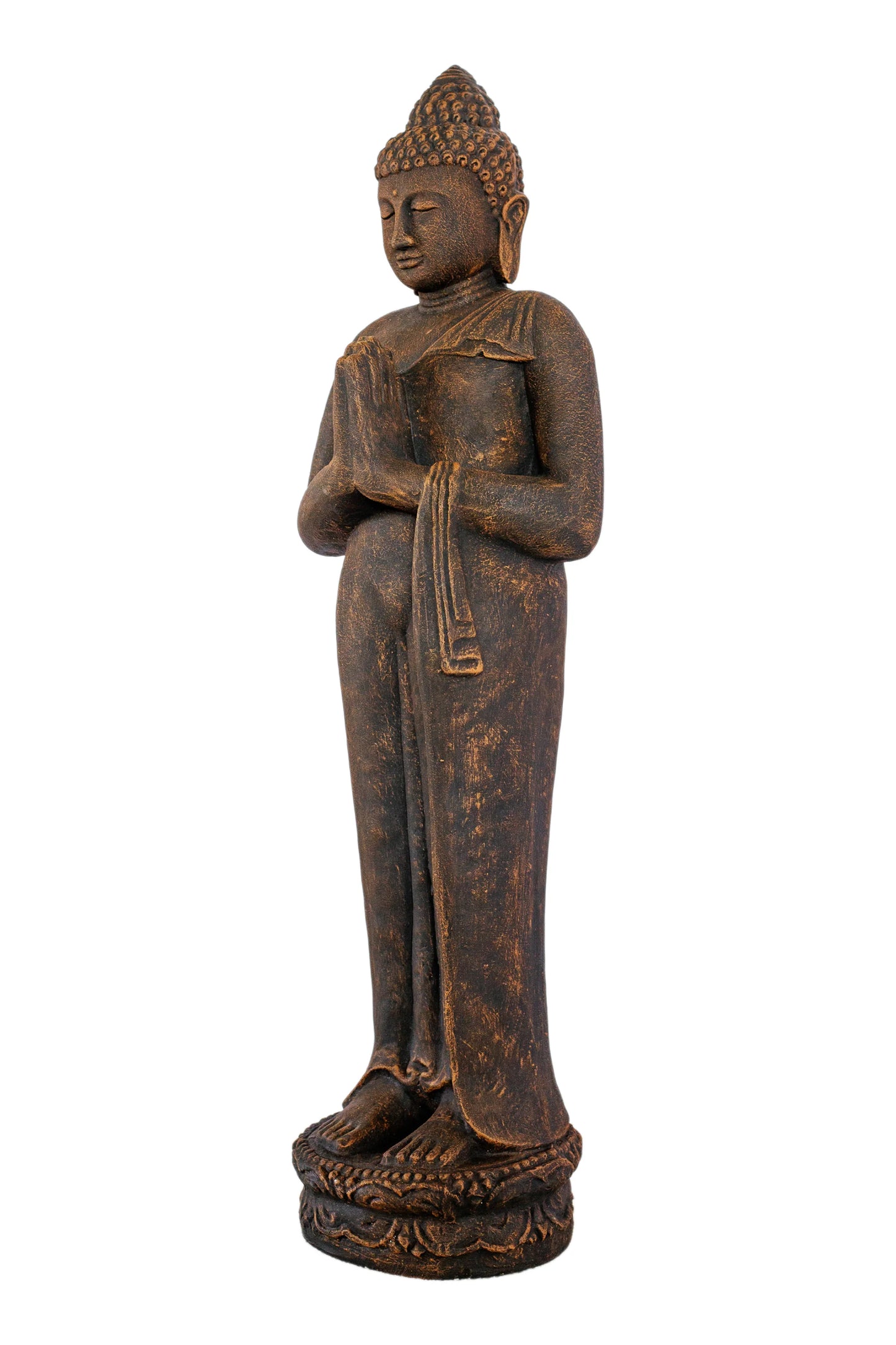 Standing Buddha - Antique Bronze