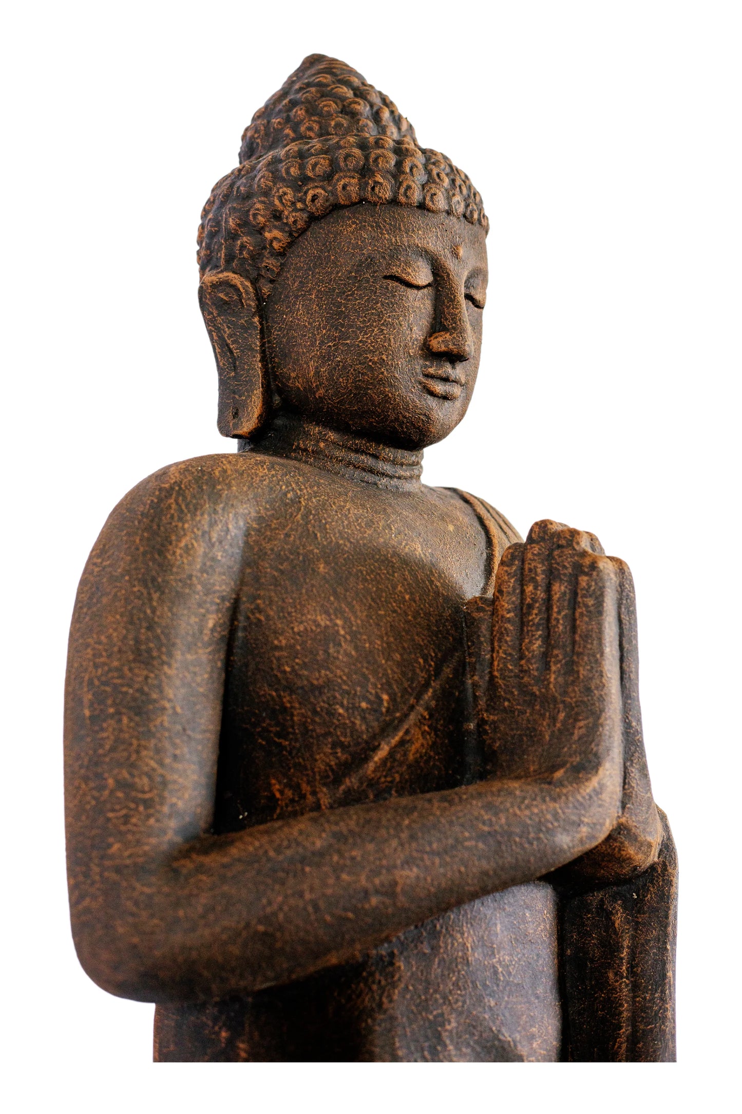 Standing Buddha - Antique Bronze