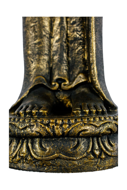 Standing Buddha - Antique Gold