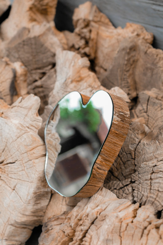 Natural Wooden Mirror Frame - Small