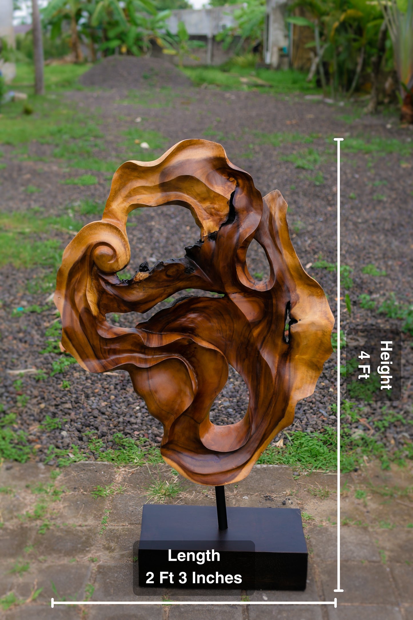 Natural Wooden Sculpture - Style 07