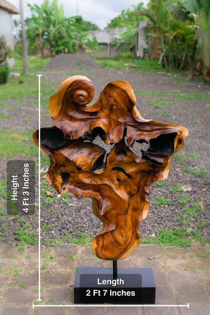 Natural Wooden Sculpture - Style 08